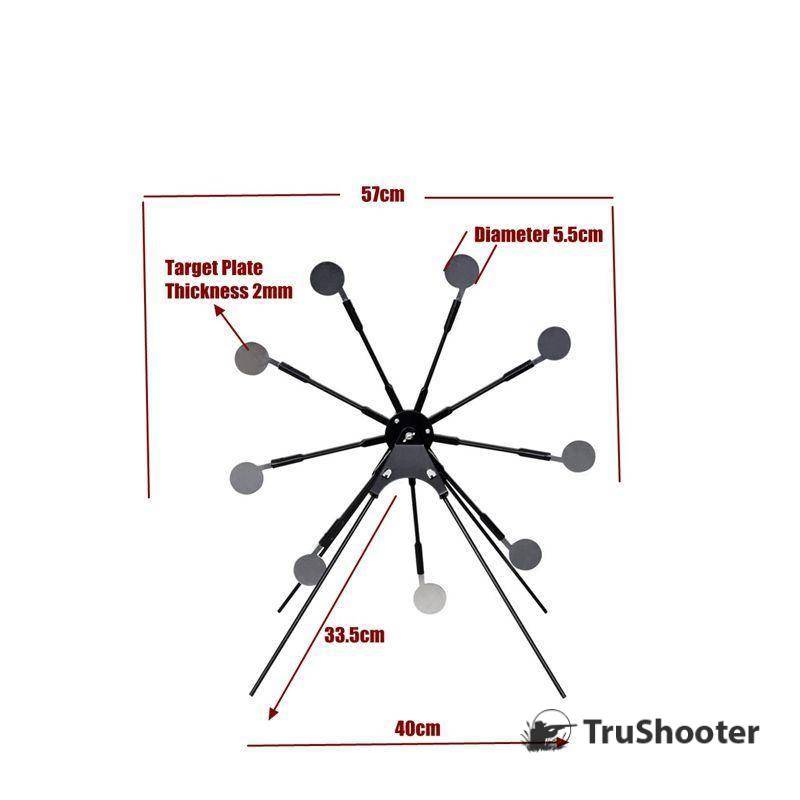 Ferris Wheel Shooting Target with 9 Targets